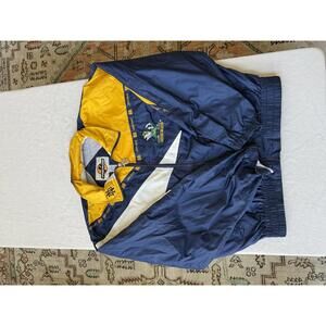 Vintage Notre Dame Fightin' Irish Windbreaker Jacket Size XL